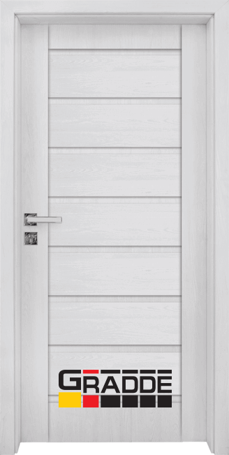 Интериорна HDF врата, модел Gradde Axel Voll, Сибирска лиственица